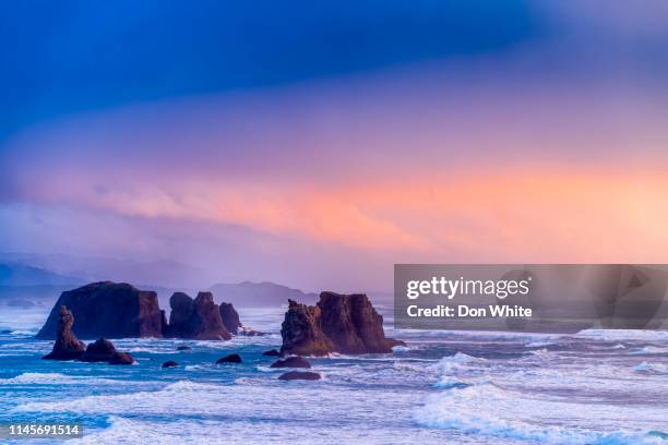 oregon coastal region of the united states - oregon coast stock pictures, royalty-free photos & images