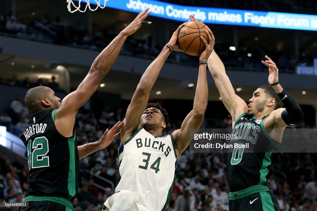 Boston Celtics v Milwaukee Bucks - Game One