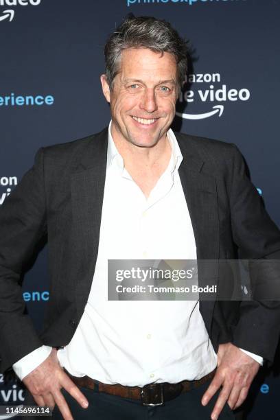 Actor Hugh Grant attends the Amazon Prime Experience Hosts "A Very English Scandal" FYC Screening And Panel at Hollywood Athletic Club on April 28,...