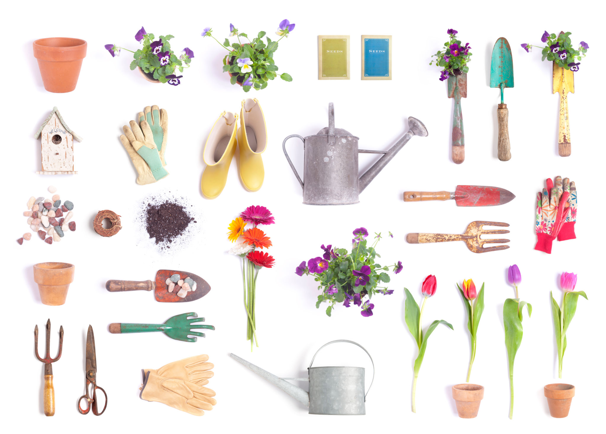 spring garden tools