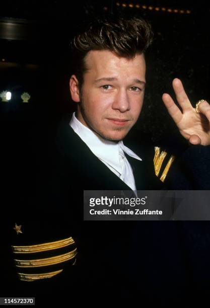 Donnie Wahlberg of New Kids On The Block, circa 1990.