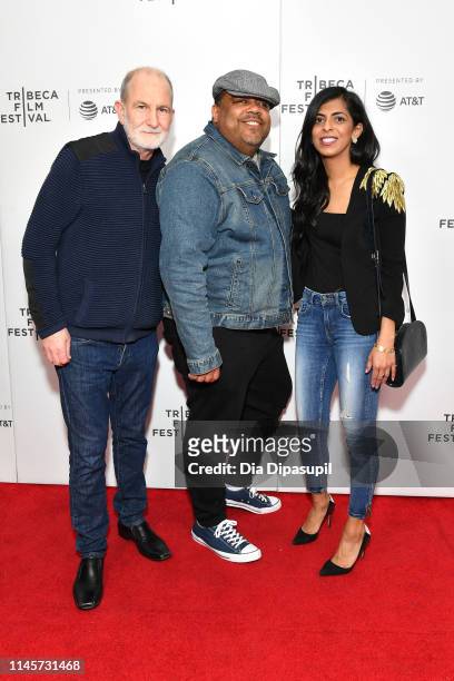 Director Bill Guttentag, Eric K. Ward and writer Nayeema Raza attend the "Sublime" screening during the 2019 Tribeca Film Festival at Village East...
