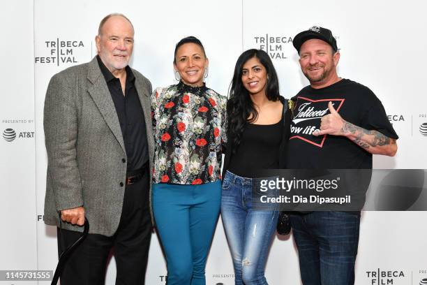 Jim Nowell, Troy Dendekker, Nayeema Raza and Bud Gaugh attend the "Sublime" screening during the 2019 Tribeca Film Festival at Village East Cinema on...