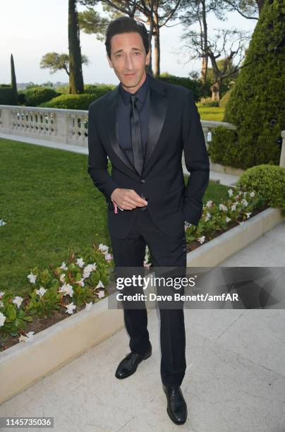 Adrien Brody attends the amfAR Cannes Gala 2019 at Hotel du Cap-Eden-Roc on May 23, 2019 in Cap d'Antibes, France.