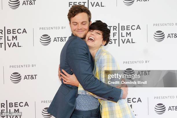 Jack Quaid and Lizzy McGroder attend the "Plus One" screening - 2019 Tribeca Film Festival at SVA Theater on April 28, 2019 in New York City.