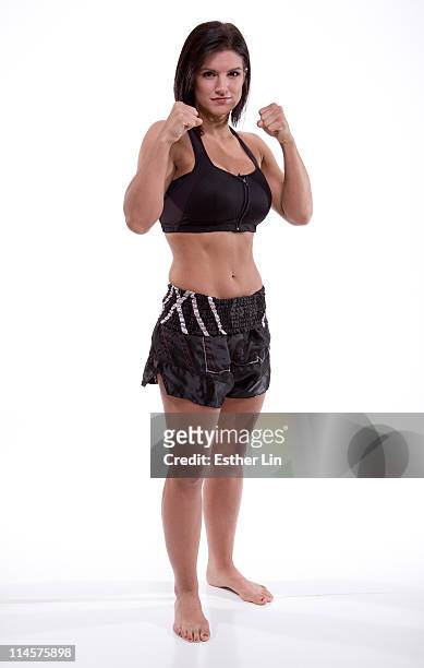 Gina Carano poses for a portrait on August 13, 2009 in San Jose, California.