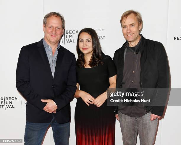 Director Barak Goodman, producer Jamila Ephron and editor Don Kleszy attends the screening for Woodstock: Three Days That Defined A Generation - 2019...
