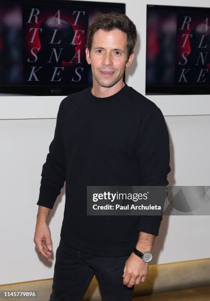 Actor Christian Oliver attends the Los Angeles Special Screening Of "Rattlesnakes" at Downtown Independent on April 28, 2019 in Los Angeles,...