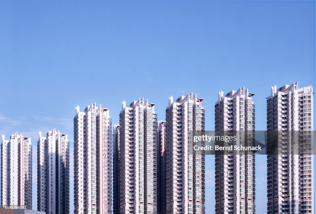 Residential Towers in Hong Kong