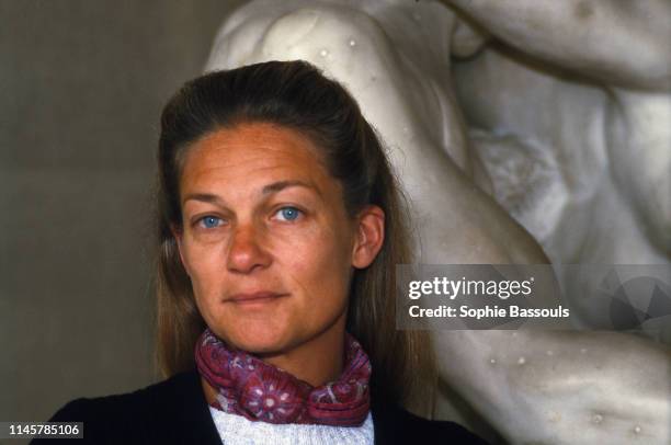 French Feminist Writer and Philosopher Elisabeth Badinter at Musee Rodin