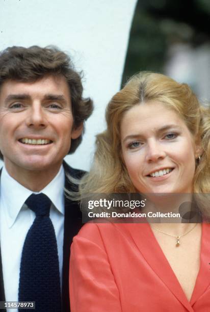 Actor David Birney and actress Meredith Baxter pose for a portrait in circa 1985 in Los Angeles, California.