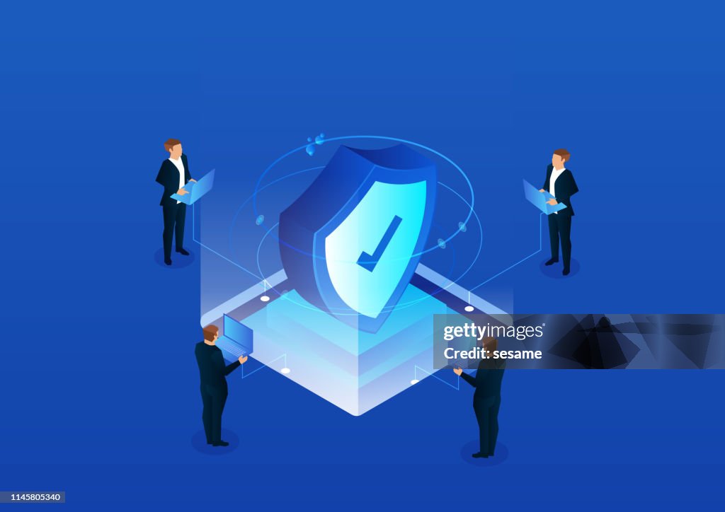 Isometric network security technology