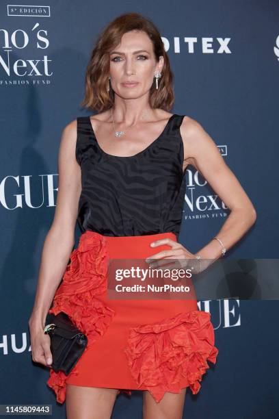 Nieves Alvarez attends the VIII VOGUE 'Who´s On Next' party photocall at Gran Maestre Theatre in Madrid, Spain on May 23, 2019