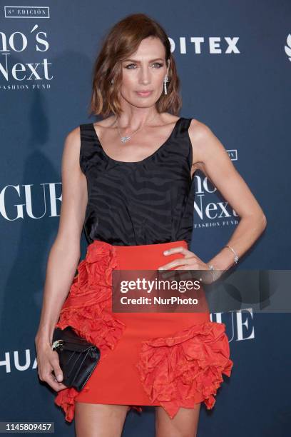 Nieves Alvarez attends the VIII VOGUE 'Who´s On Next' party photocall at Gran Maestre Theatre in Madrid, Spain on May 23, 2019