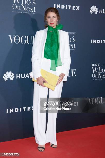 Ana Garcia Sineriz attends the VIII VOGUE 'Who´s On Next' party photocall at Gran Maestre Theatre in Madrid, Spain on May 23, 2019