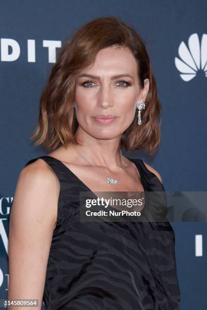 Nieves Alvarez attends the VIII VOGUE 'Who´s On Next' party photocall at Gran Maestre Theatre in Madrid, Spain on May 23, 2019