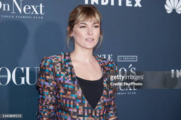 Marta Nieto attends the VIII VOGUE 'Who´s On Next' party photocall at Gran Maestre Theatre in Madrid, Spain on May 23, 2019