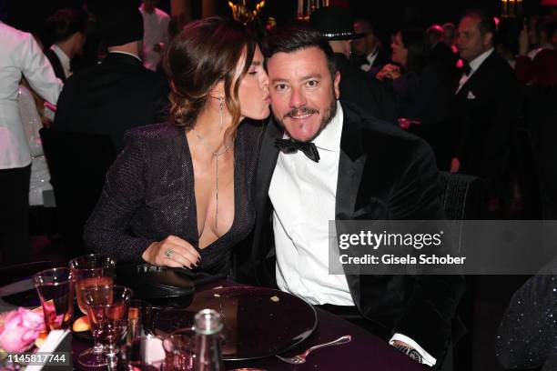 Rene Benko and Nathalie Benko attend the amfAR Cannes Gala 2019 at Hotel du Cap-Eden-Roc on May 23, 2019 in Cap d'Antibes, France.