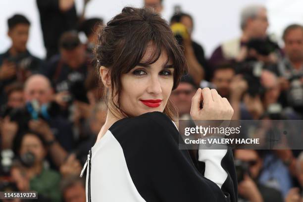 Spanish actress Paz Vega poses during a photocall for "Rendez-vous with Sylvester Stallone and Rambo V : Last Blood" at the 72nd edition of the...