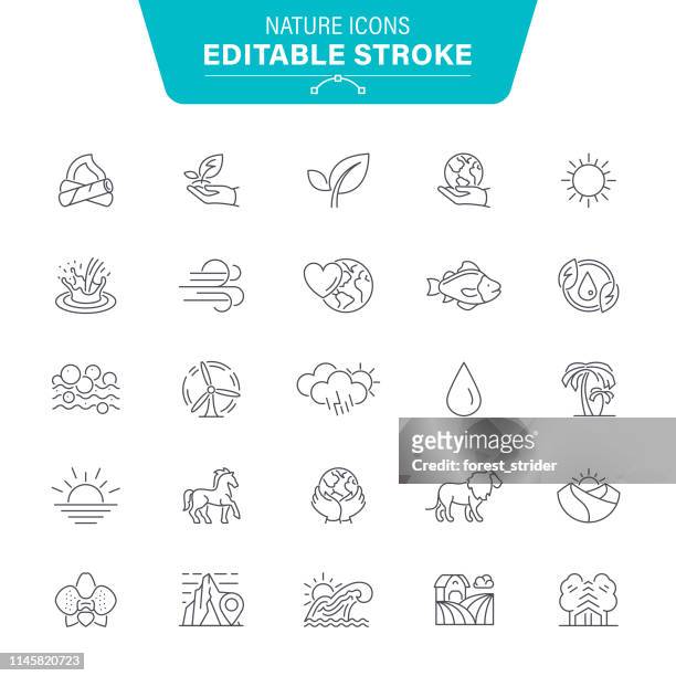 nature and life icons - hearts on fire stock illustrations