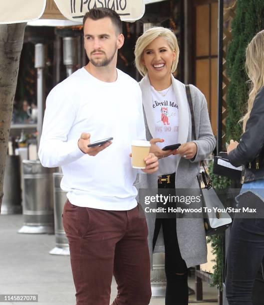 Savannah Chrisley and Nic Kerdiles are seen on May 23, 2019 in Los Angeles.