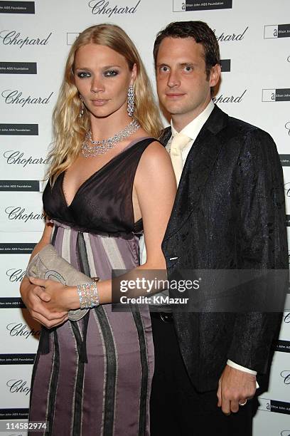 Jodie Kidd and Aidan Butler during The 8th Annual White Tie and Tiara Ball to Benefit the Elton John AIDS Foundation in Association with Chopard -...