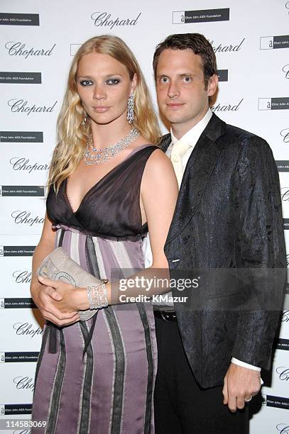 Jodie Kidd and Aidan Butler during The 8th Annual White Tie and Tiara Ball to Benefit the Elton John AIDS Foundation in Association with Chopard -...