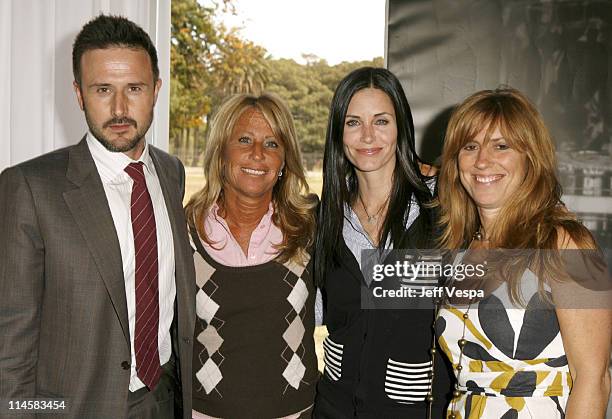 David Arquette, Cynthia Pett-Dante, Courteney Cox, and Andrea Pett-Joseph *EXCLUSIVE*