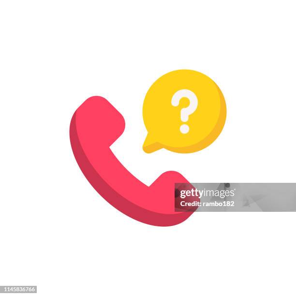 support flat icon. pixel perfect. for mobile and web. - question mark illustration stock illustrations