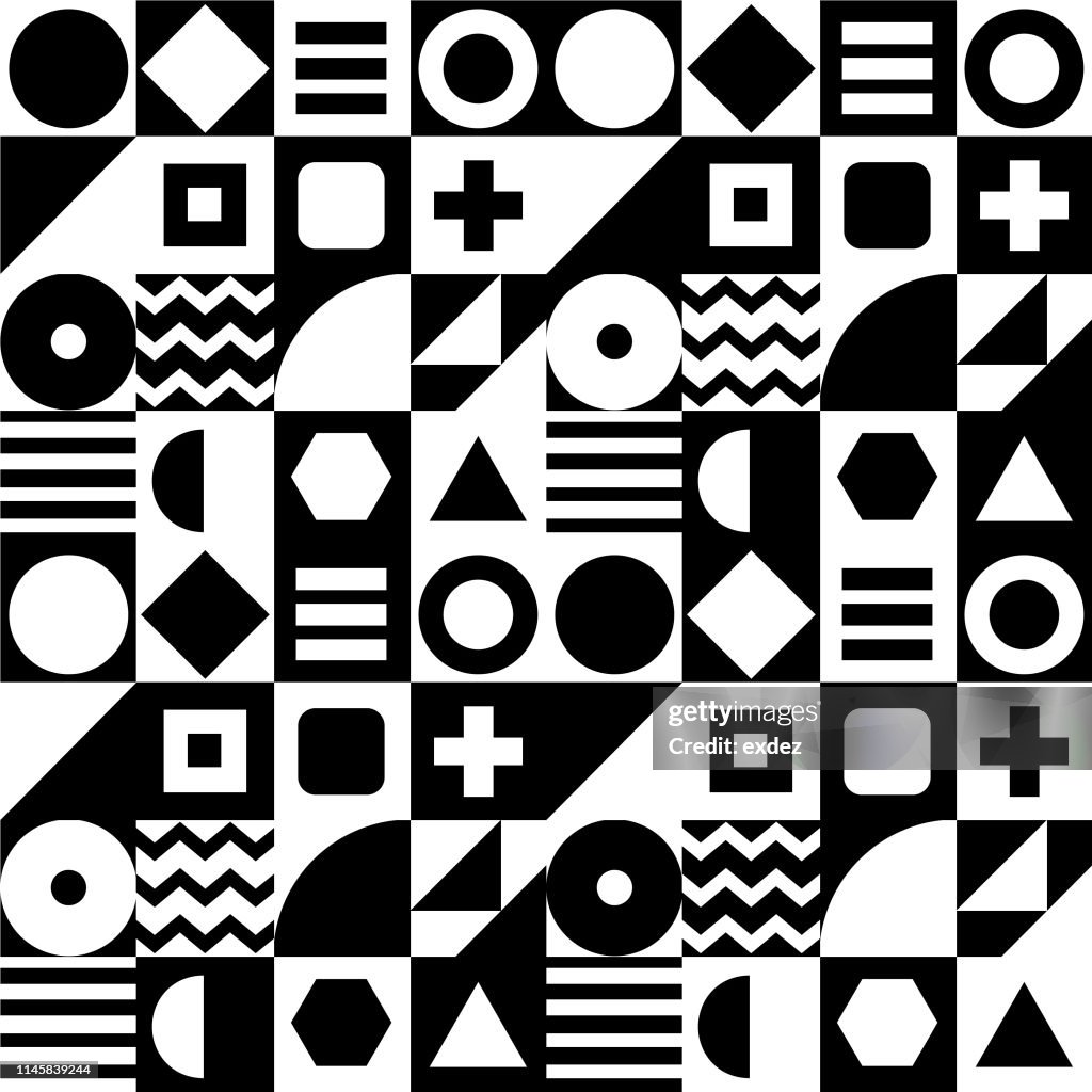 Small Shape Pattern Seamless Shape Pattern High-Res Vector Graphic - Getty Images