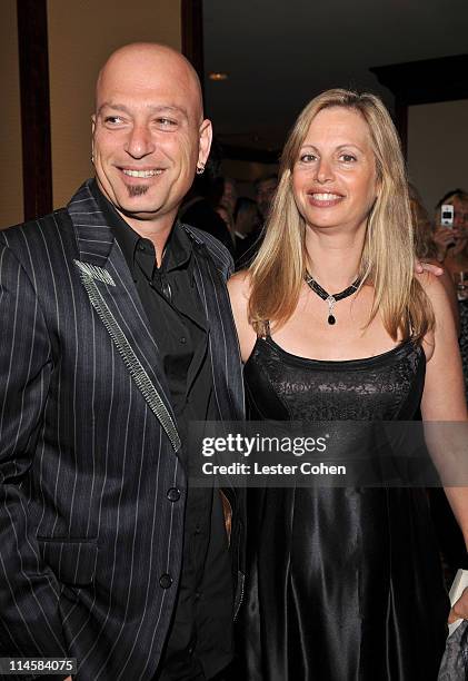 Comedian Howie Mandel and wife Terry Soil backstage at the 15th Annual Race to Erase MS at the Hyatt Regency on May 2, 2008 in Century City,...