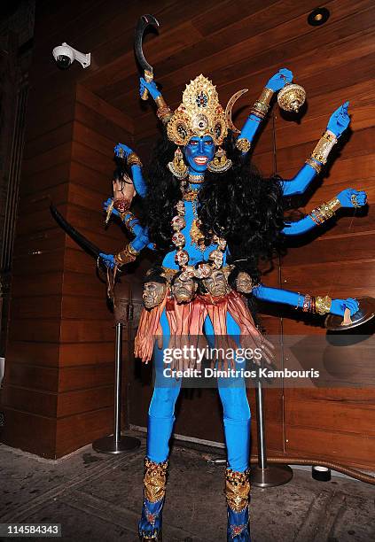 Heidi Klum attends Absolut 100 and Heidi Klum's Halloween Party at 1 Oak on October 31, 2008 in New York City.