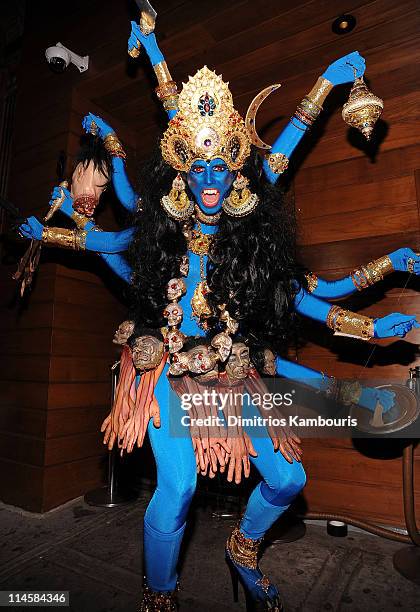 Heidi Klum attends Absolut 100 and Heidi Klum's Halloween Party at 1 Oak on October 31, 2008 in New York City.