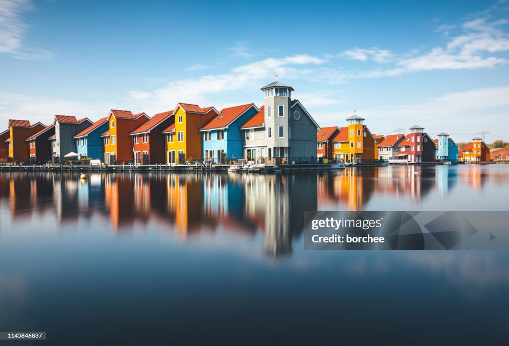 Colorful Houses In Groningen