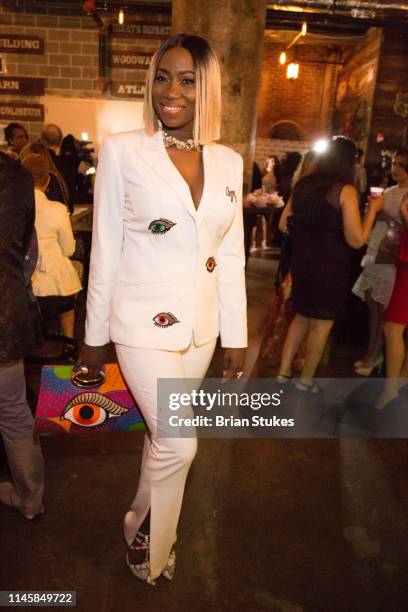 Vivien Anya attends "Real Housewives Of Potomac" Premiere Party at The Hecht Warehouse at Ivy City on April 28, 2019 in Washington, DC.