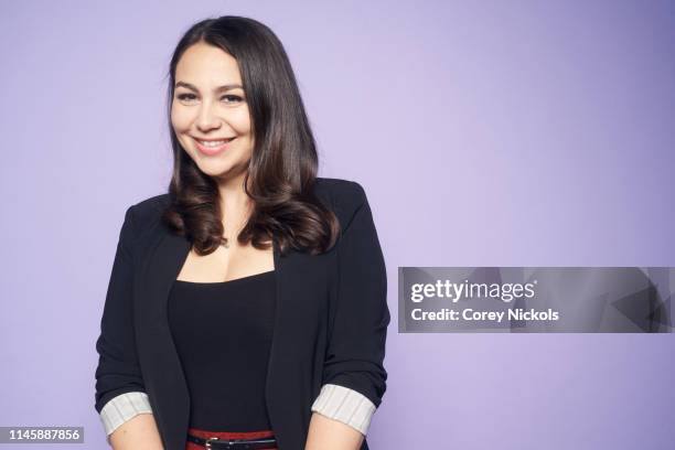 Jamila Ephron of the film 'Woodstock: Three Days That Defined a Generation' poses for a portrait during the 2019 Tribeca Film Festival at Spring...
