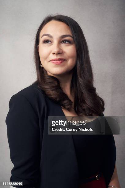 Jamila Ephron of the film 'Woodstock: Three Days That Defined a Generation' poses for a portrait during the 2019 Tribeca Film Festival at Spring...