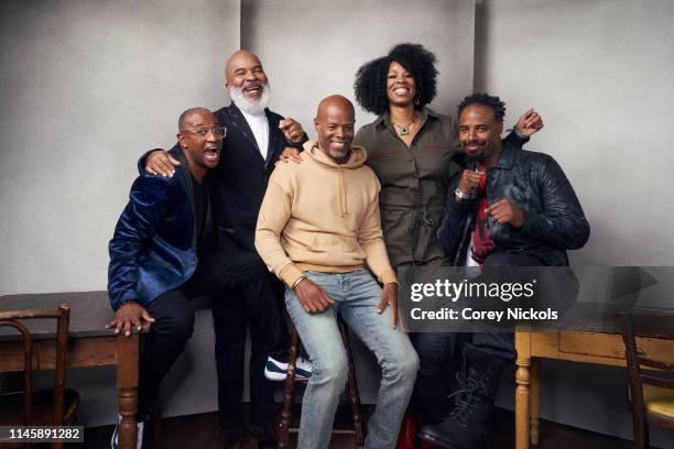 Tommy Davidson, David Alan Grier, Keenen Wayans, Kim Wayans and Shawn Wayans of the series 'In Living Color' pose for a portrait during the 2019...