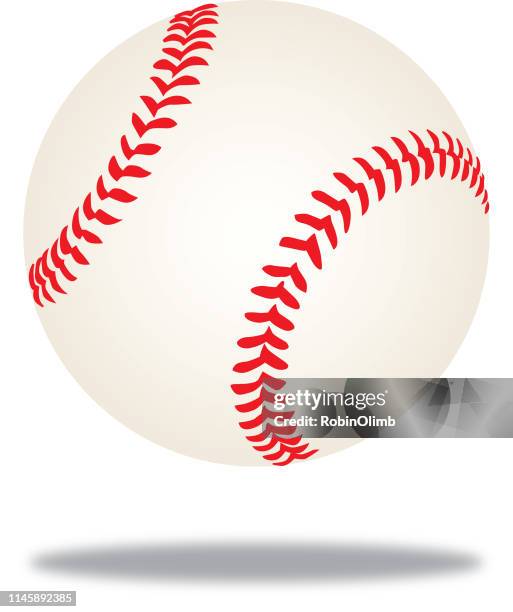 illustrations, cliparts, dessins animés et icônes de icône de baseball midair shadow - balle de baseball