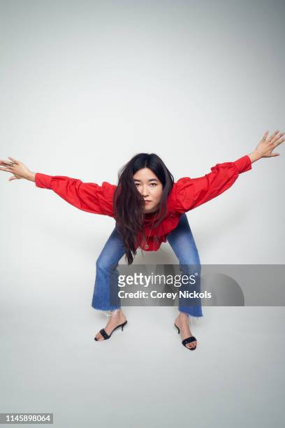Maya Erskine of the film 'Plus One' poses for a portrait during the 2019 Tribeca Film Festival at Spring Studio on April 27, 2019 in New York City.