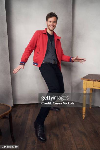 Jack Quaid of the film 'Plus One' poses for a portrait during the 2019 Tribeca Film Festival at Spring Studio on April 27, 2019 in New York City.