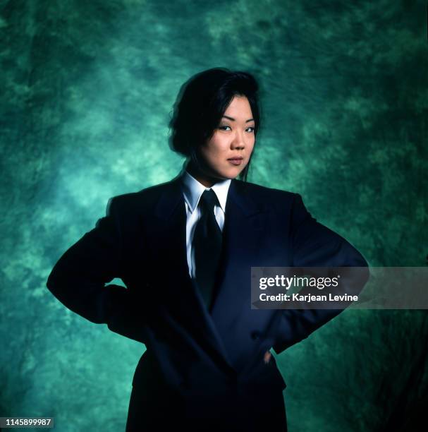 Comedian Margaret Cho poses for a portrait on January 28, 1994 in New York City, New York.