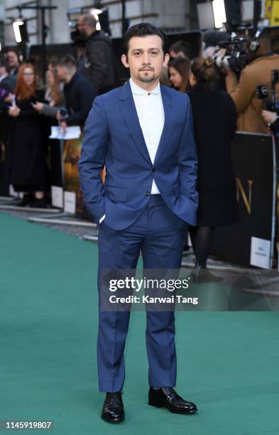 Craig Roberts attends the "Tolkien" UK premiere at The Curzon Mayfair on April 29, 2019 in London, England.