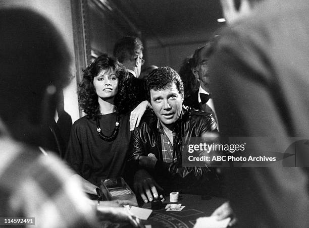 The Bribe" - Airdate: February 9, 1985. BARBARA HORAN AND WILLIAM SHATNER WITH EXTRAS