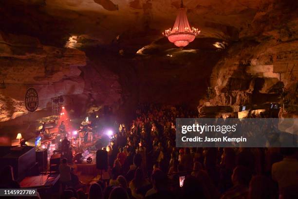 Country artist Kip Moore performs at Cumberland Caverns on April 27, 2019 in McMinnville, Tennessee.