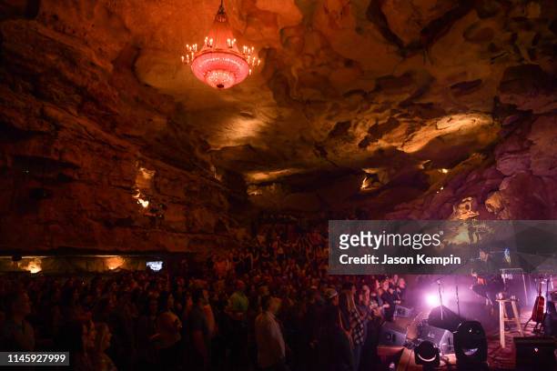 Country artist Kip Moore performs at Cumberland Caverns on April 27, 2019 in McMinnville, Tennessee.
