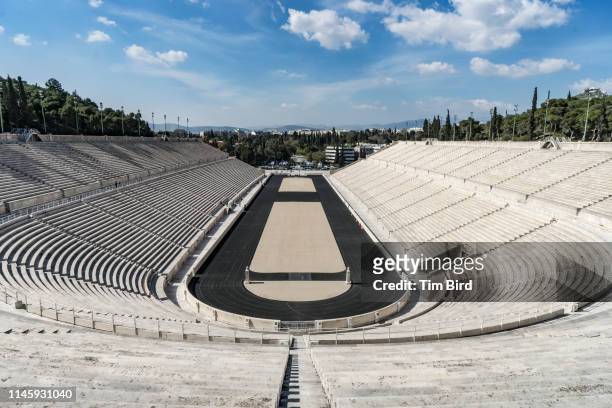 panathinaiko stadium - ancient greece stock pictures, royalty-free photos & images