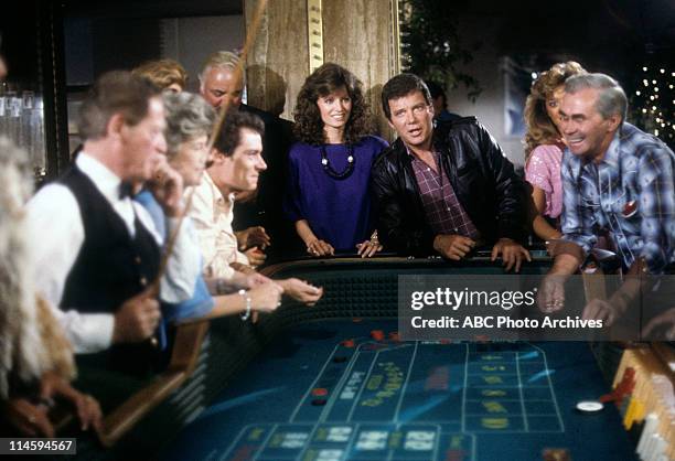 The Bribe" - Airdate: February 9, 1985. BARBARA HORAN AND WILLIAM SHATNER WITH EXTRAS