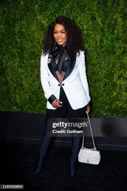 Angela Bassett attends the Chanel 14th Annual Tribeca Film Festival Artists Dinner at Balthazar on April 29, 2019 in New York City.