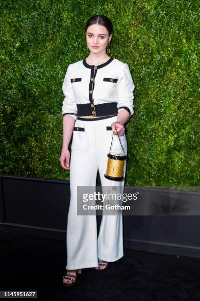 Aisling Franciosi attends the Chanel 14th Annual Tribeca Film Festival Artists Dinner at Balthazar on April 29, 2019 in New York City.